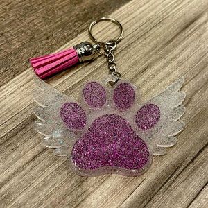 🎉🎉7x HP🎉🎉 Handmade Paw w/ Wings Keychain